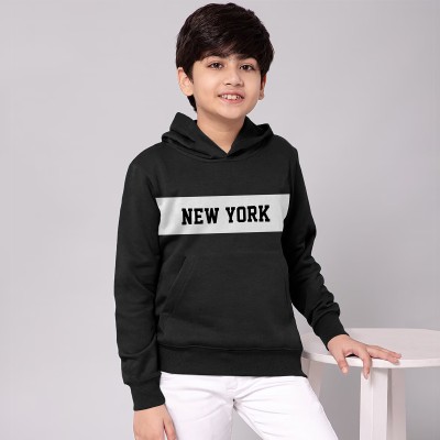 Stylish Casual Baby Hoodies Black